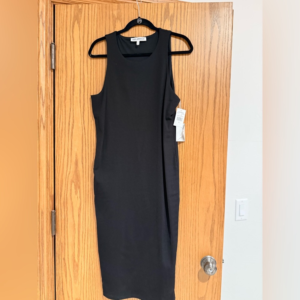 Good American ribbed mini dress